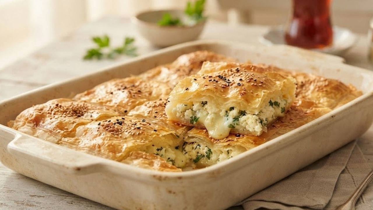 10 Dakikada Hazır: Çıtır Peynirli Börek Tarifi