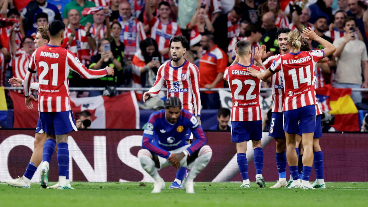 10 Kişi Kalan Manchester United, Atletico'ya Direndi Ama Yenildi