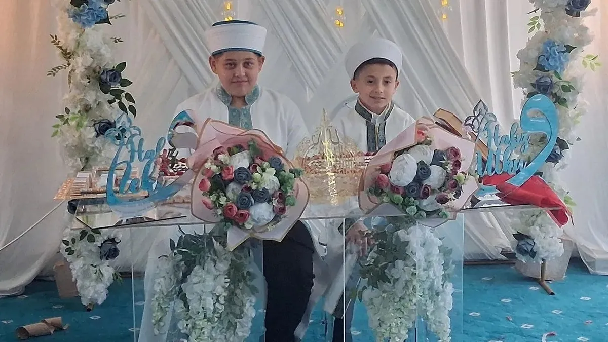 10 yaşındaki Utku, 7 ayda Kur'an-ı Kerim'i ezberledi