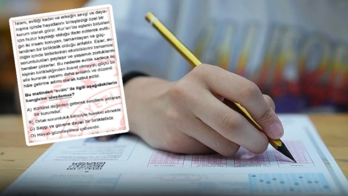 13 yaşındaki çocuklara LGS'de İslam'da evlilik sorusu şoku