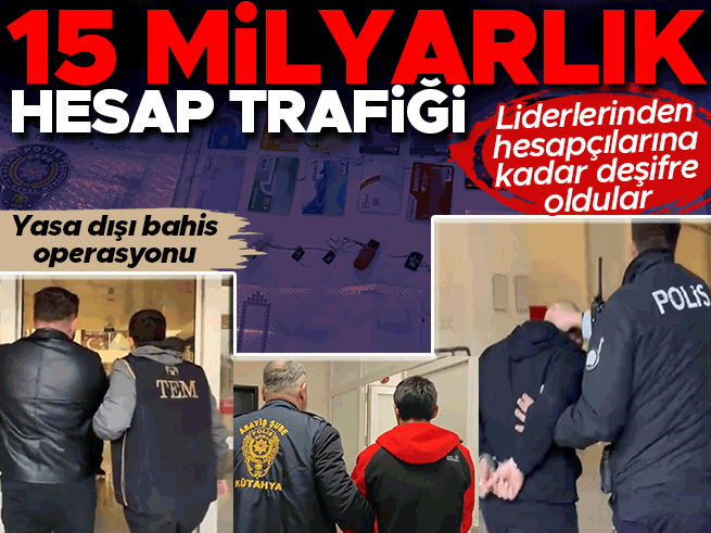 15 Milyar Liralık Yasa Dışı Bahis Ağı Çöktü: 5 İlde Eş Zamanlı Operasyon