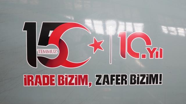 15 Temmuz anısına YHT setlerinde özel logo