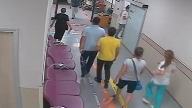 15 Temmuz'da hastanede verilen mücadelenin görüntüleri ortaya çıktı
