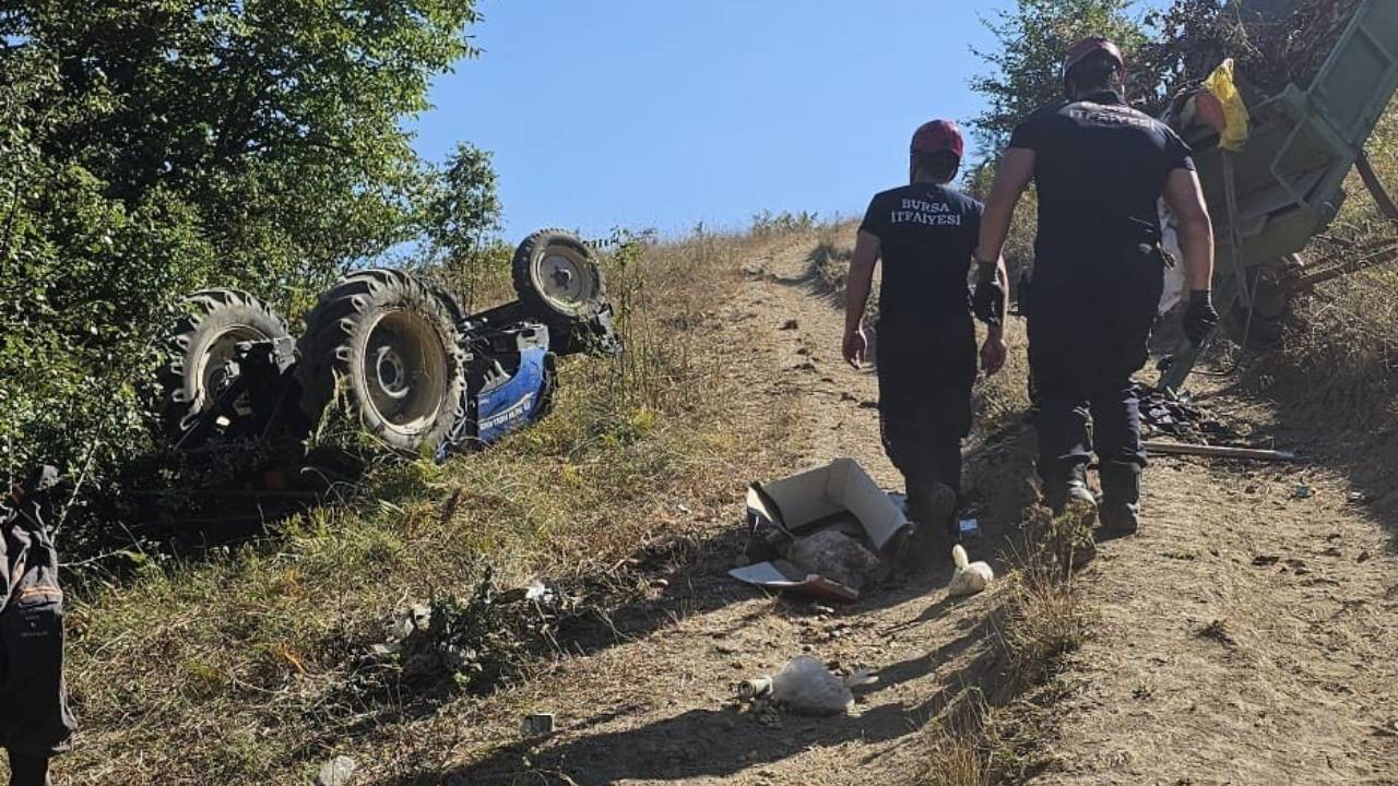 15 Yaşındaki Çocuk Traktör Kazasında Ağır Yaralandı