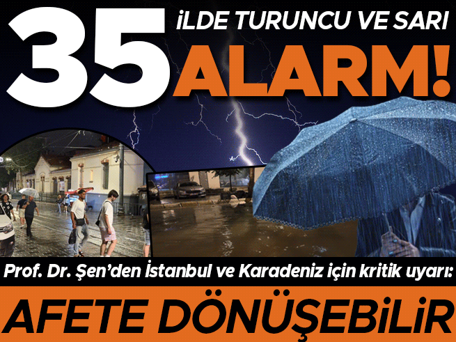 25 Temmuz 2026 Hava Durumu: 35 İlde Kuvvetli Yağış ve Fırtına Uyarısı