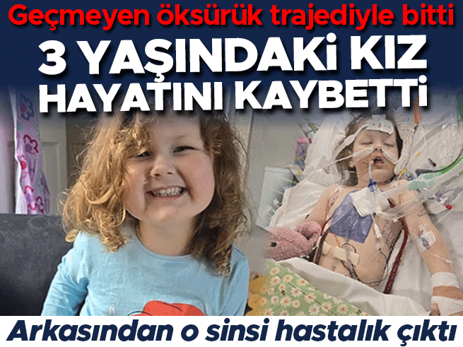 3 Yaşındaki Penny Geçmeyen Öksürük Sonrası Hayatını Kaybetti
