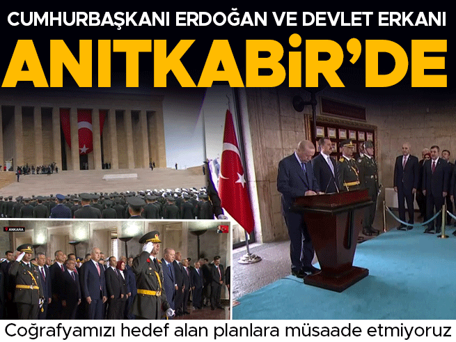 30 Ağustos Zaferi'nin 104. Yılında Anıtkabir'de Anma Töreni