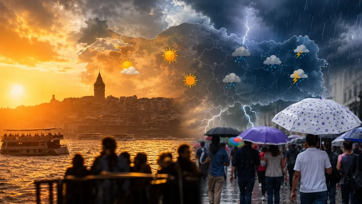 40 Derece Sıcaklık ve Sağanak: Aynı Günde İki Mevsim Bir Arada