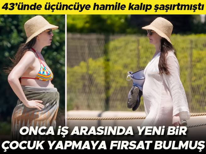 43 yaşında üçüncüye hamile kalan ünlü oyuncu: 'İş yoğunluğunda çocuk yapmaya fırsat buldum