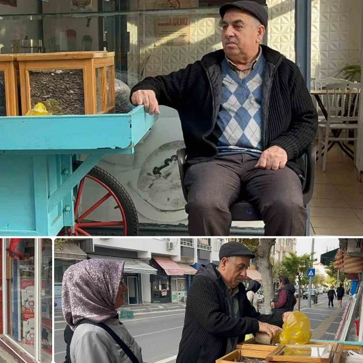 50 Yıldır Aynı Yerde Çekirdek Satıyor: Üç Çocuğunu Evlendirdi