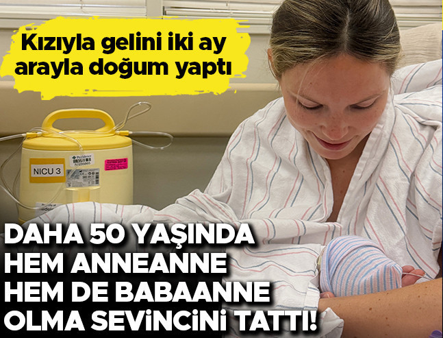 50'lik Yıldız Hem Anneanne Hem Babaanne Oldu