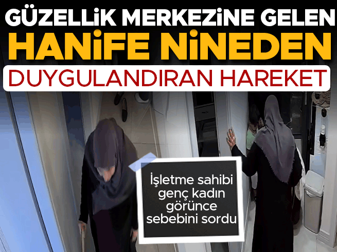 75'lik Hanife Teyze'den Güzellik Merkezinde Ayakkabı Çıkarma Hareketi