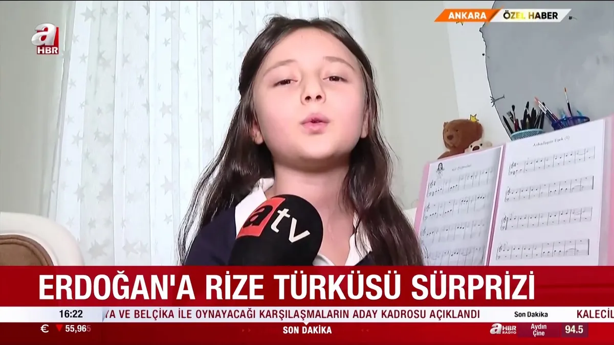 8 Yaşındaki Bengü, Erdoğan'la Türkü Söylediği Anları Anlattı