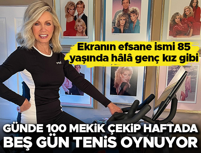 85'lik Yıldız Tenisle Formda! Her Gün 100 Mekik