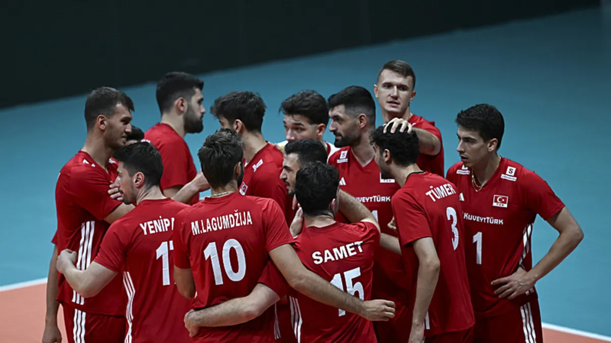 A Milli Erkek Voleybol Takımı, Almanya'ya 3-1 yenildi