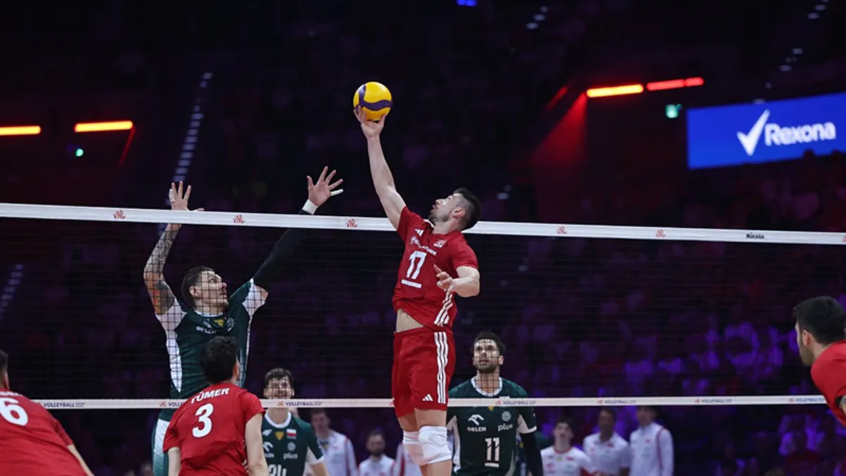 A Milli Erkek Voleybol Takımı, Polonya’ya 3-2 mağlup oldu