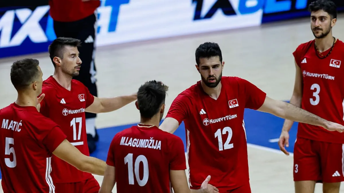A Milli Erkek Voleybol Takımı Sırbistan'ı 3-0 Mağlup Etti