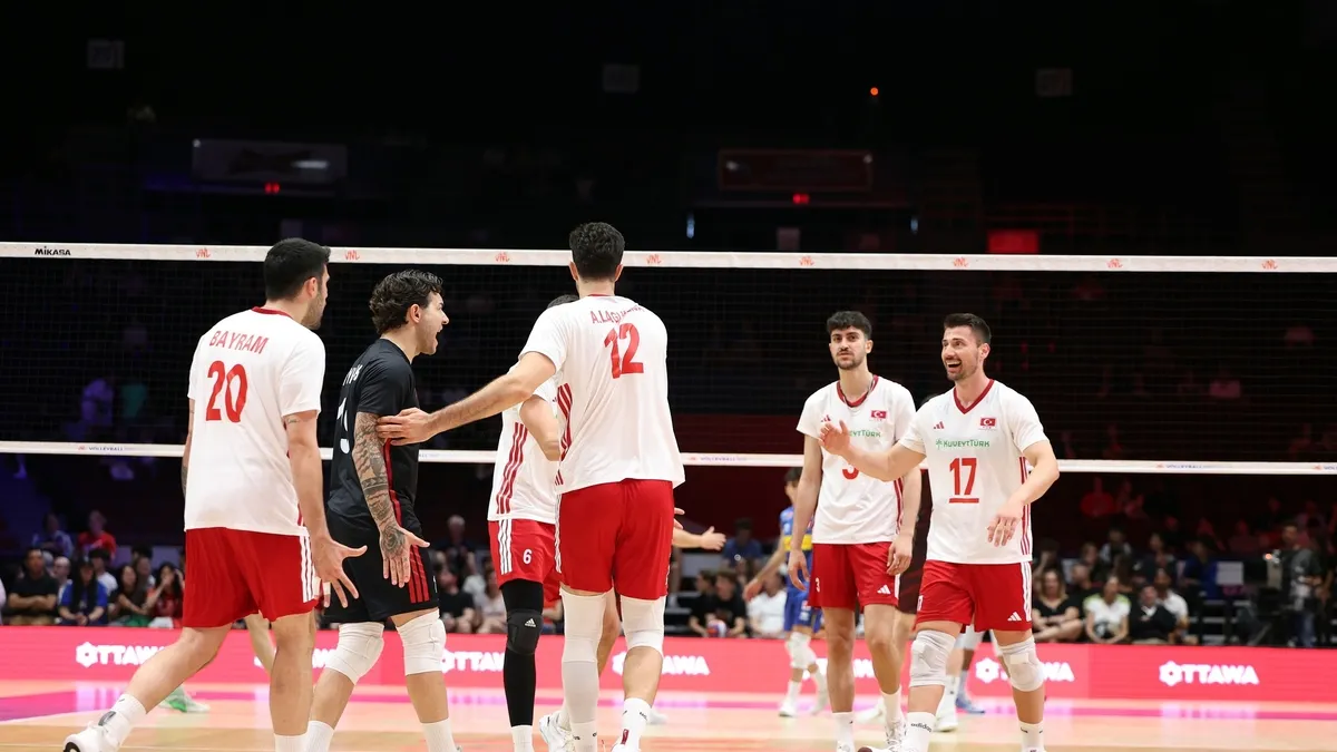 A Milli Erkek Voleybol Takımı, VNL'de Çin ile Karşılaşacak