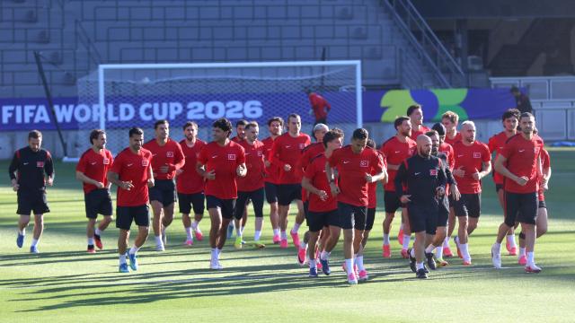 A Milli Futbol Takımı San Jose'de ilk antrenmanını yaptı