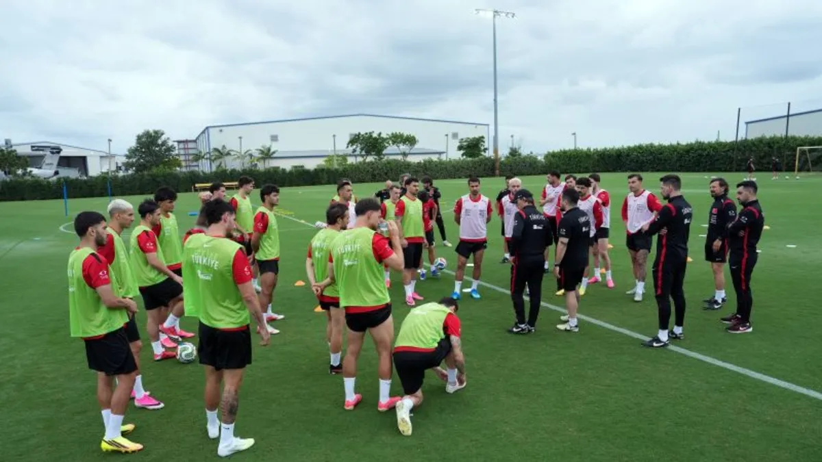 A Milli Futbol Takımı, Venezuela Maçı İçin Miami'de Son Hazırlıklarını Yaptı