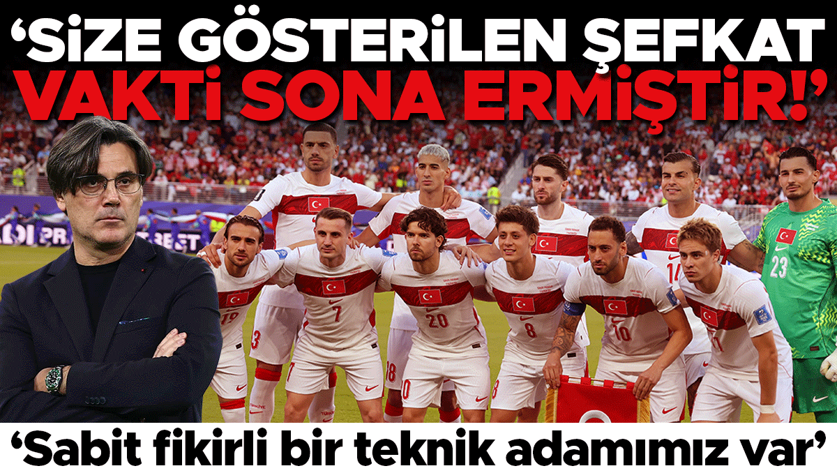 A Milli Takım'ın Dünya Kupası veda sonrası Montella'ya tepki: 'Şefkat bitti