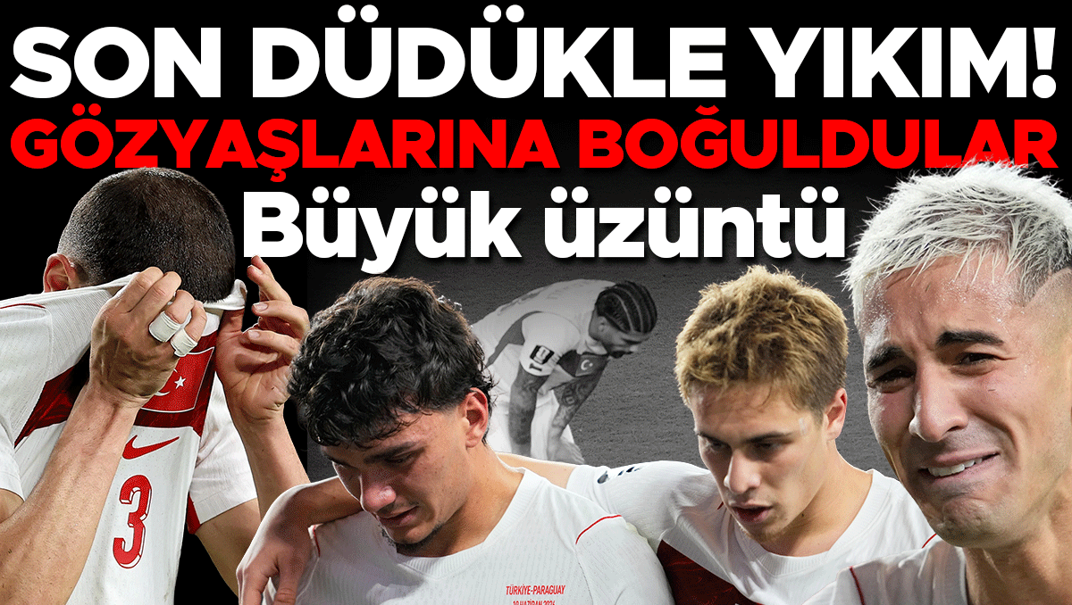 A Milli Takım gözyaşlarına boğuldu: Dünya Kupası'na veda