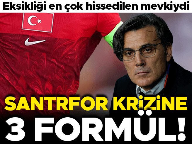 A Milli Takım'da santrfor krizine 3 formül