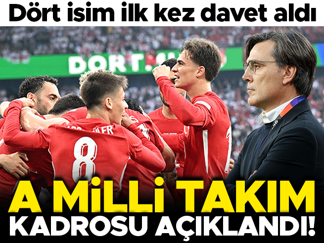 A Milli Takım'ın Uluslar A Ligi Kadrosu Açıklandı: 4 Yeni İsim