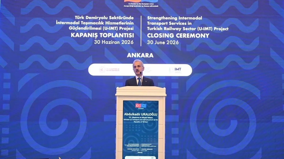 AB ve Türkiye'den demiryoluna 355 milyar dolarlık ortak yatırım
