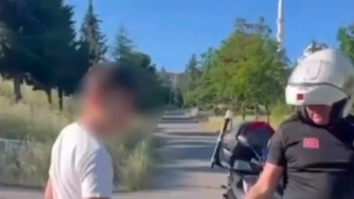 Abartı egzoz denetiminde 18 araç trafikten men edildi