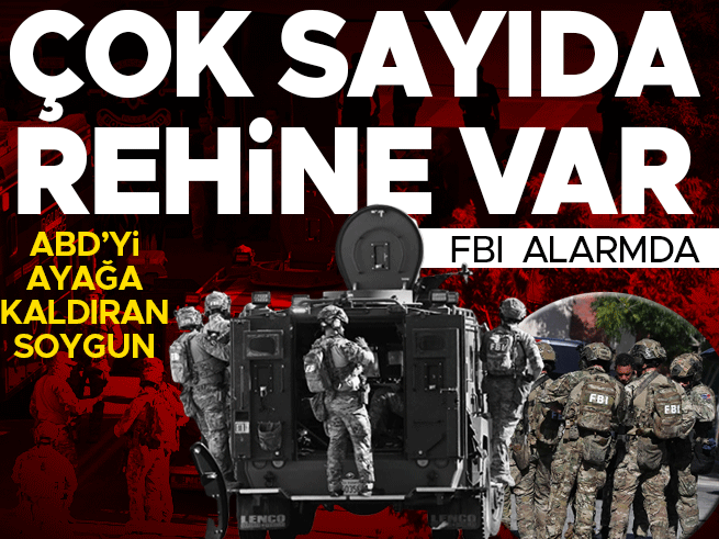ABD'de bombalı soygun girişimi: FBI alarma geçti