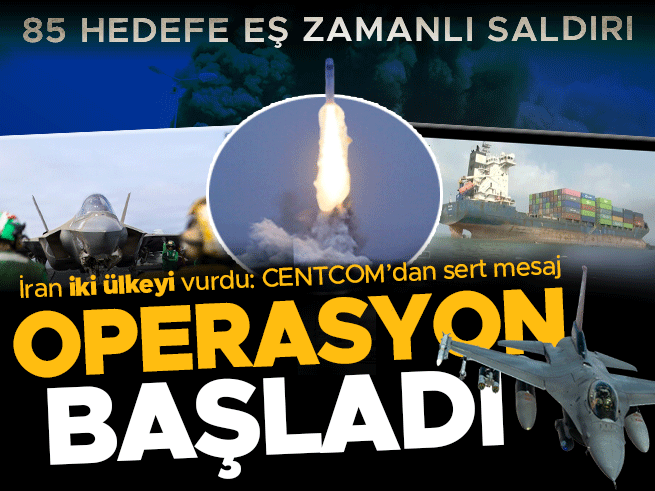 ABD'den İran'a büyük hava saldırısı: 80'den fazla hedef vuruldu