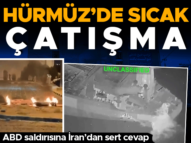 ABD'nin Keşm Adası saldırısına İran'dan füze karşılığı