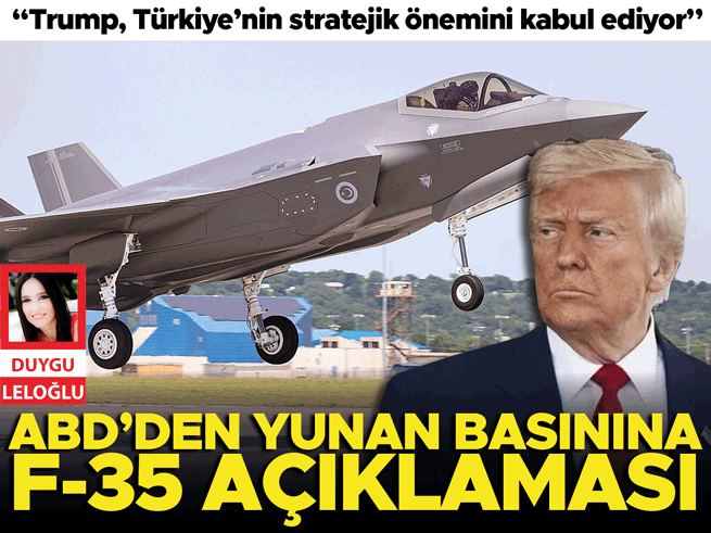 Yunan basını: ABD’den F-35 satışına Türkiye’ye ret sinyali