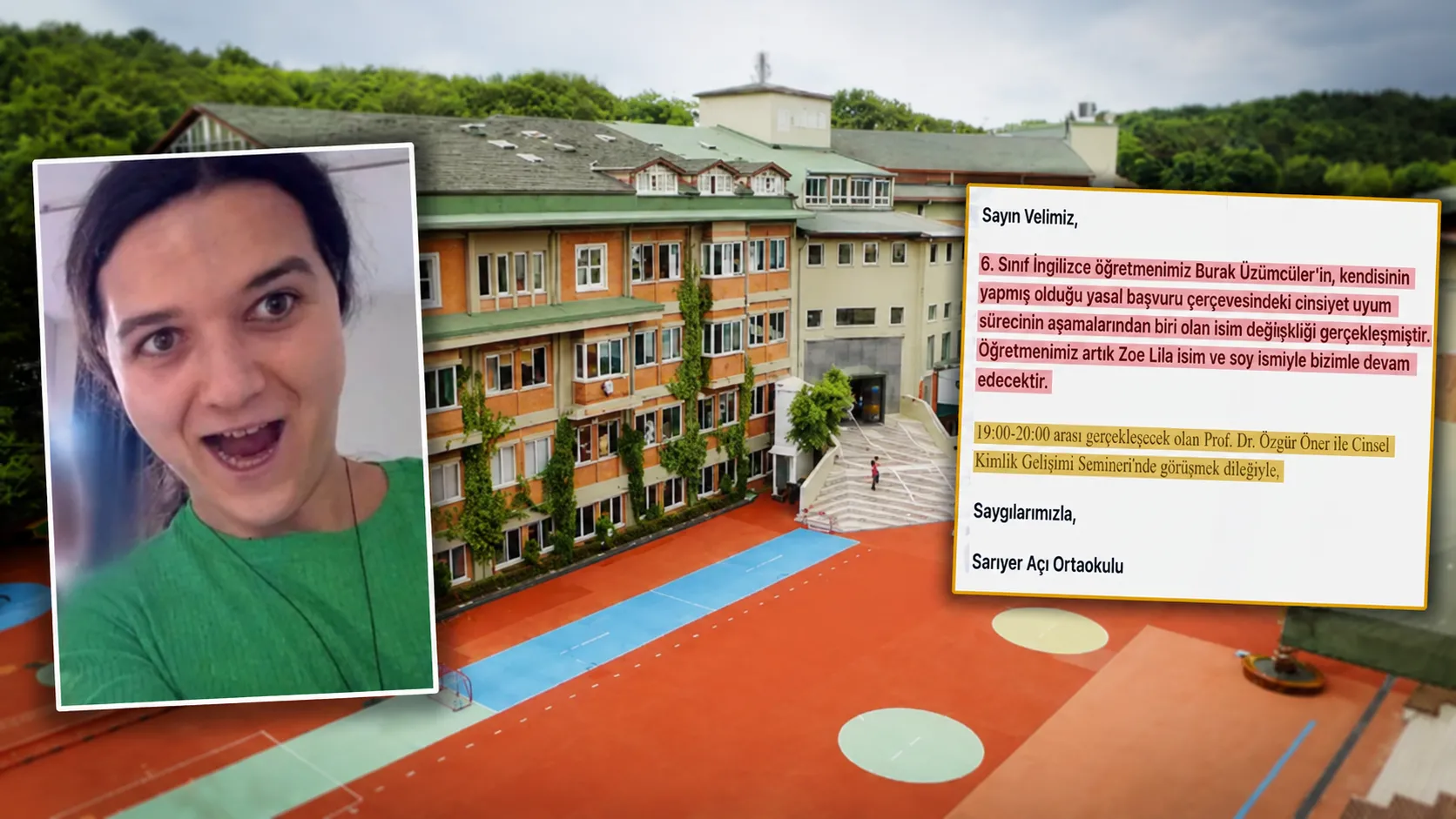 Açı Okulları'nda cinsiyet değiştiren öğretmen skandalı: Veliler tepkili