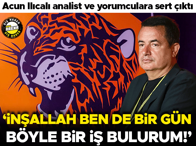 Acun Ilıcalı Premier Lig eleştirmenlerine meydan okudu