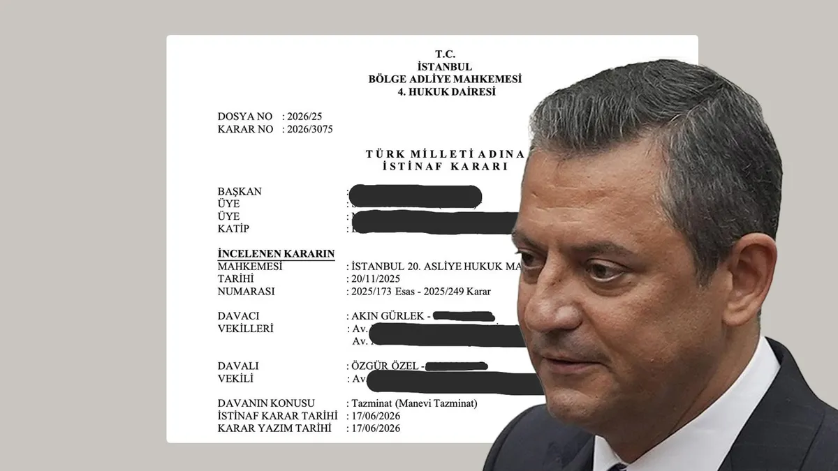 Adalet Bakanı Gürlek, CHP'li Özel'e açtığı davayı kazandı: 150 bin TL tazminat Kızılay'a