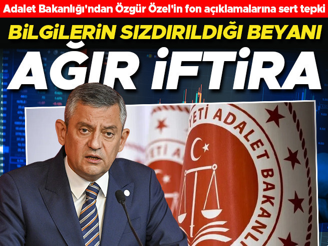 Adalet Bakanlığı'ndan Fon Soruşturması Açıklaması: İddialar Mesnetsiz İftira