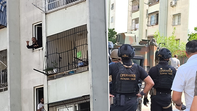 Adana'da Bombalı Kuşatma: Şüpheli Evde Yakalandı