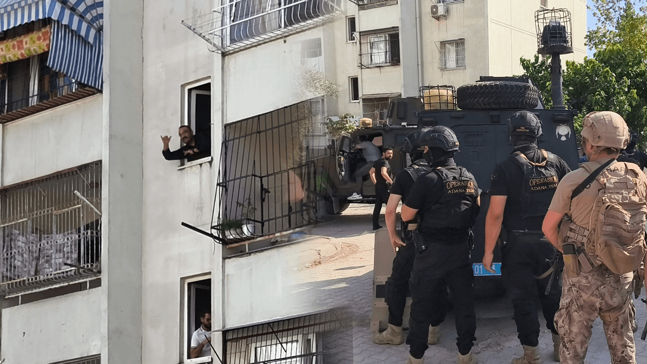 Adana'da el bombalı şüpheli evde kilitli kaldı: İkna çalışması sürüyor