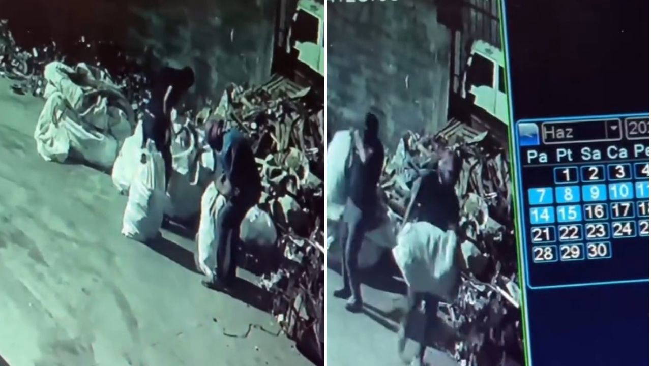 Adana'da maskeli soygun: 250 bin TL'lik bakır hırsızlığı kamerada