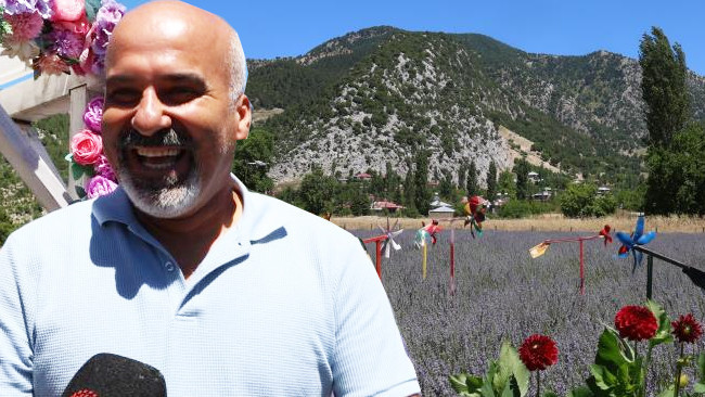 Adana sıcağında lavanta bahçeleri serinlik sunuyor