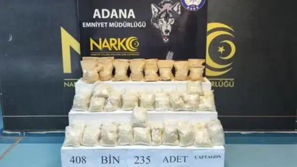 Adana'da TIR'da 408 Bin Uyuşturucu Hap Ele Geçirildi