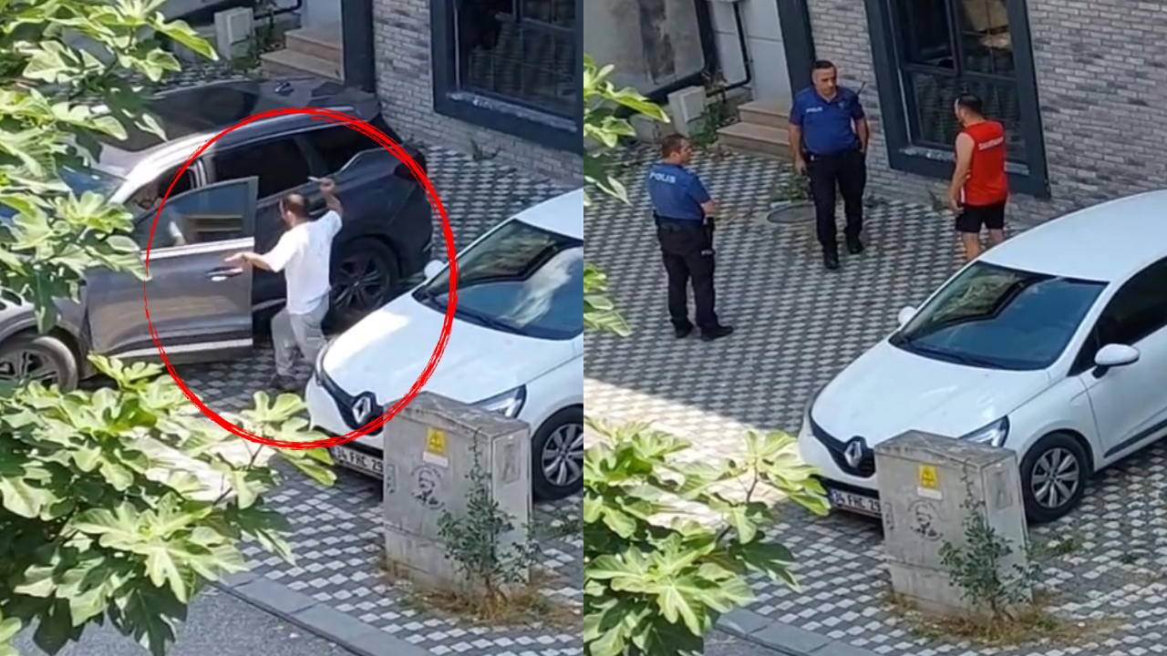 Adapazarı'nda park kavgası: Bıçaklı saldırı anbean kayıtta
