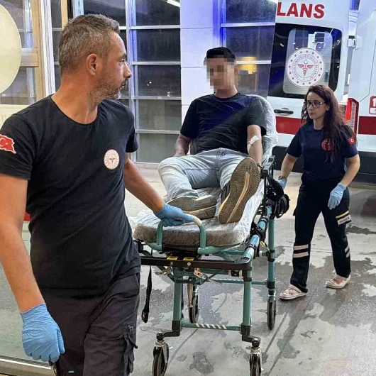 Adıyaman'da ani fren kazası: 2 yaralı