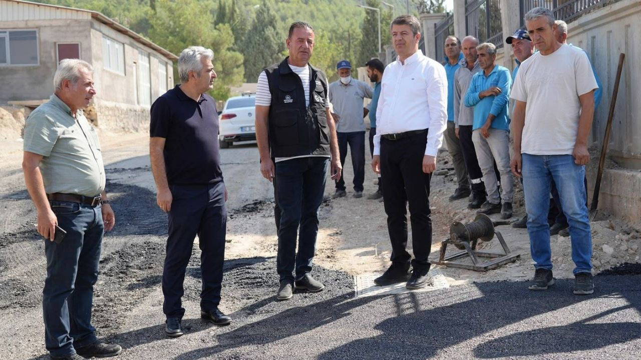 Adıyaman Belediye Başkanı Tutdere, Asfalt Çalışmalarını Yerinde Denetledi