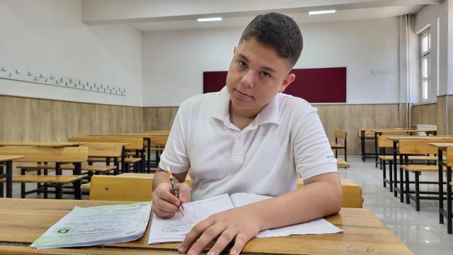 Adıyaman'da ağabeyi gibi LGS'de tam puan alan Kerem Polat