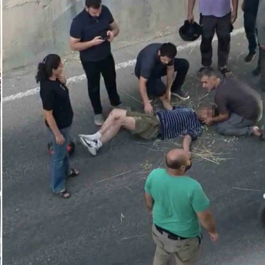 Adıyaman'da Motosiklet Kazası: Sürücü 9 Metreden Alt Geçide Düştü