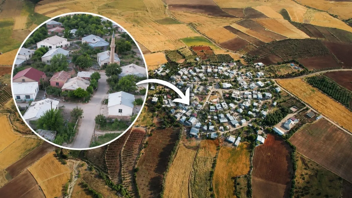 Adıyaman'daki Kuşakkaya Köyü: Uzaydan Görünen Dairesel Sır