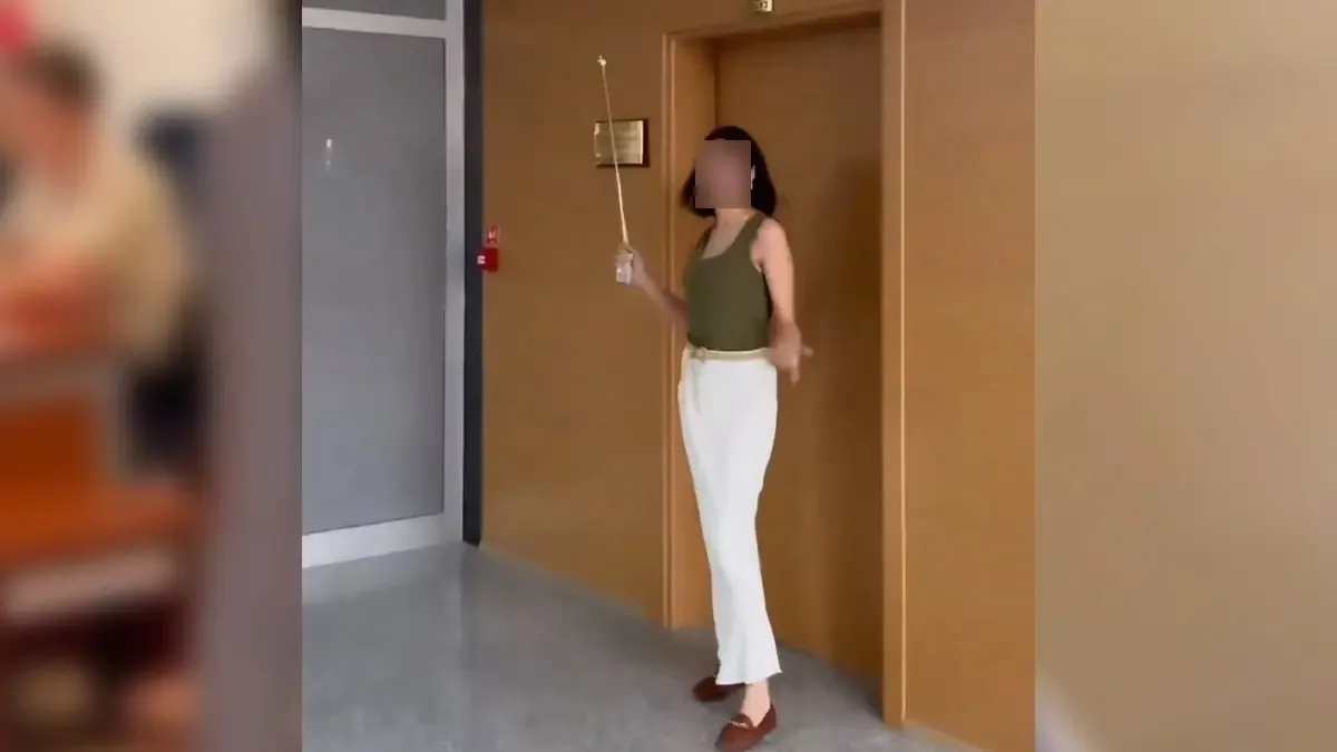 Adliye personelinden skandal video: Disiplin soruşturması başlatıldı